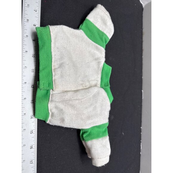 Cabbage Patch Kids Doll Sweater Green & White With Blue "31" - Picture 2 of 4